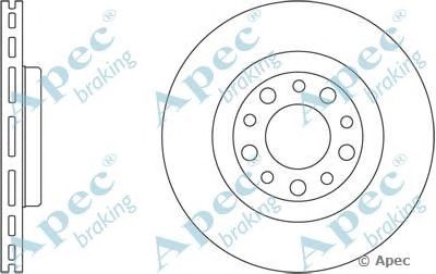 APEC BRAKING dsk2431 -  Тормозной диск
